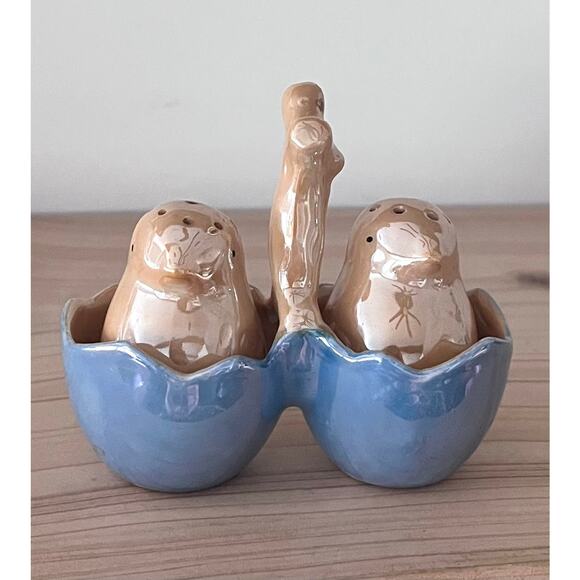 Lusterware 3pc Nesting Baby Chick Salt & Pepper Shaker Set - Picture 9 of 12